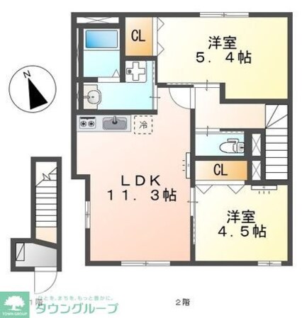 HOKULEAの物件間取画像